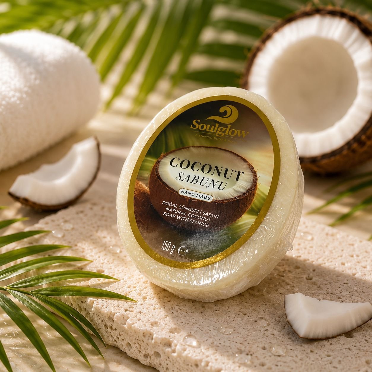 SÜNGERLİ COCONUT SABUNU  150 GR