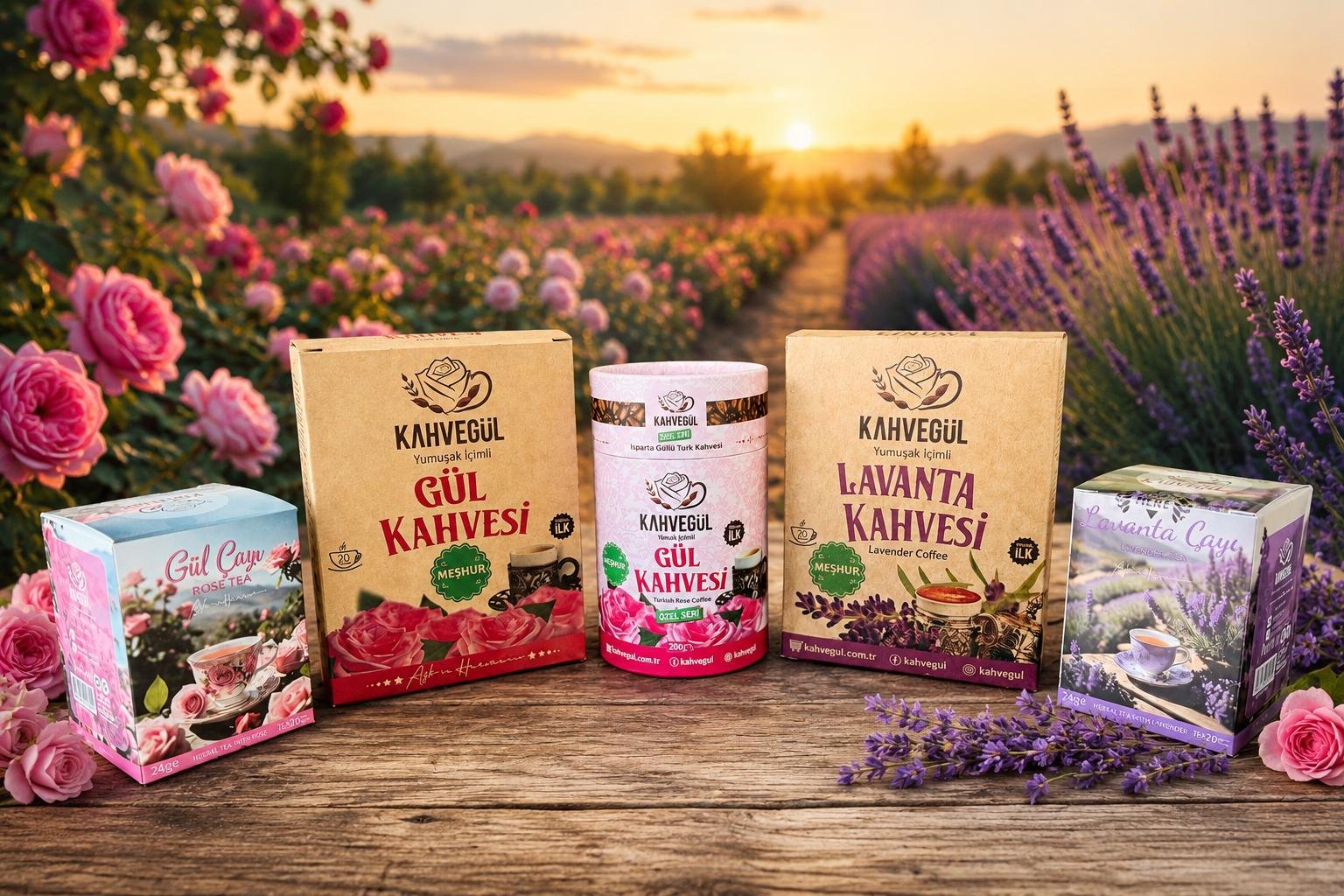 KahveGül ürünleri