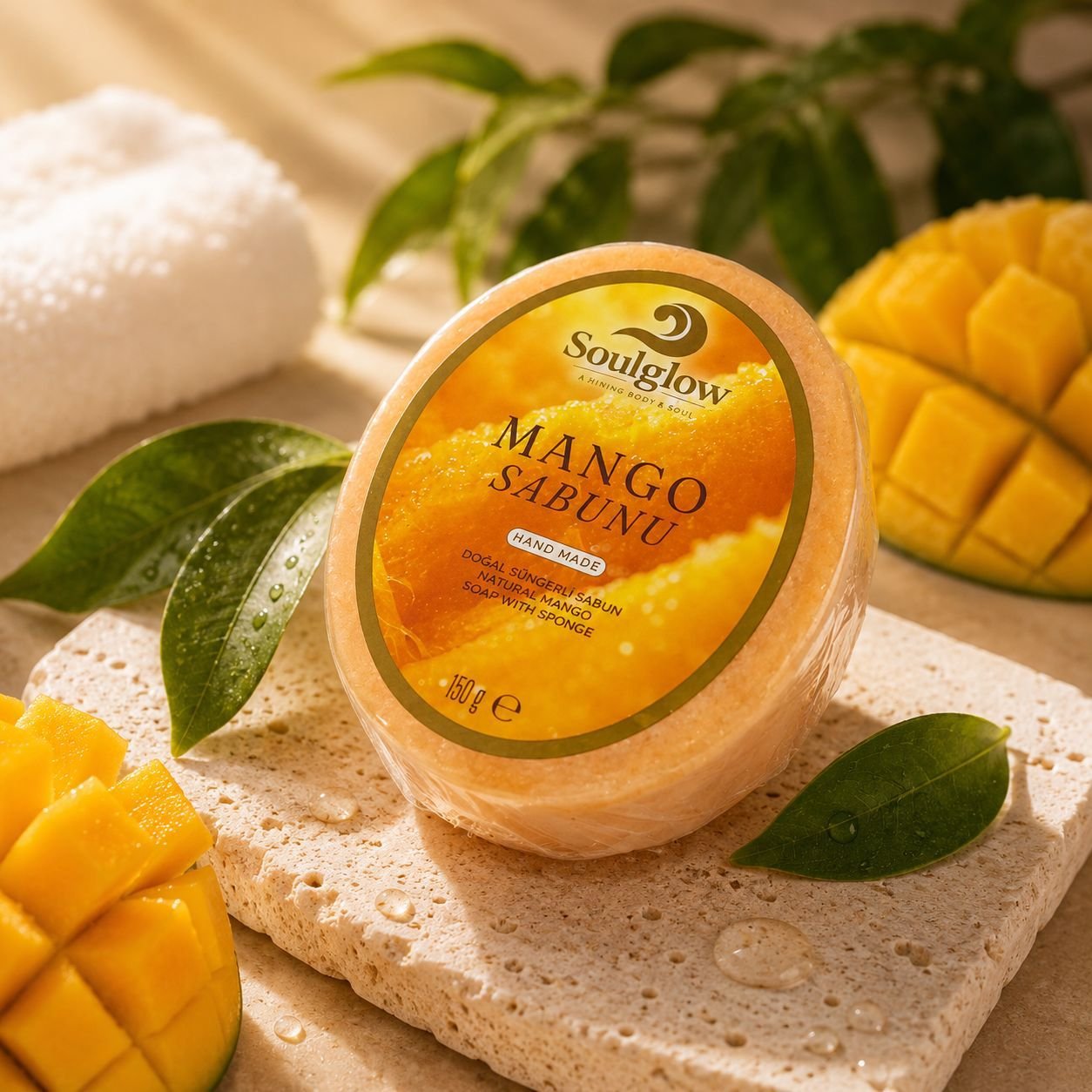 SÜNGERLİ MANGO SABUNU 150 GR