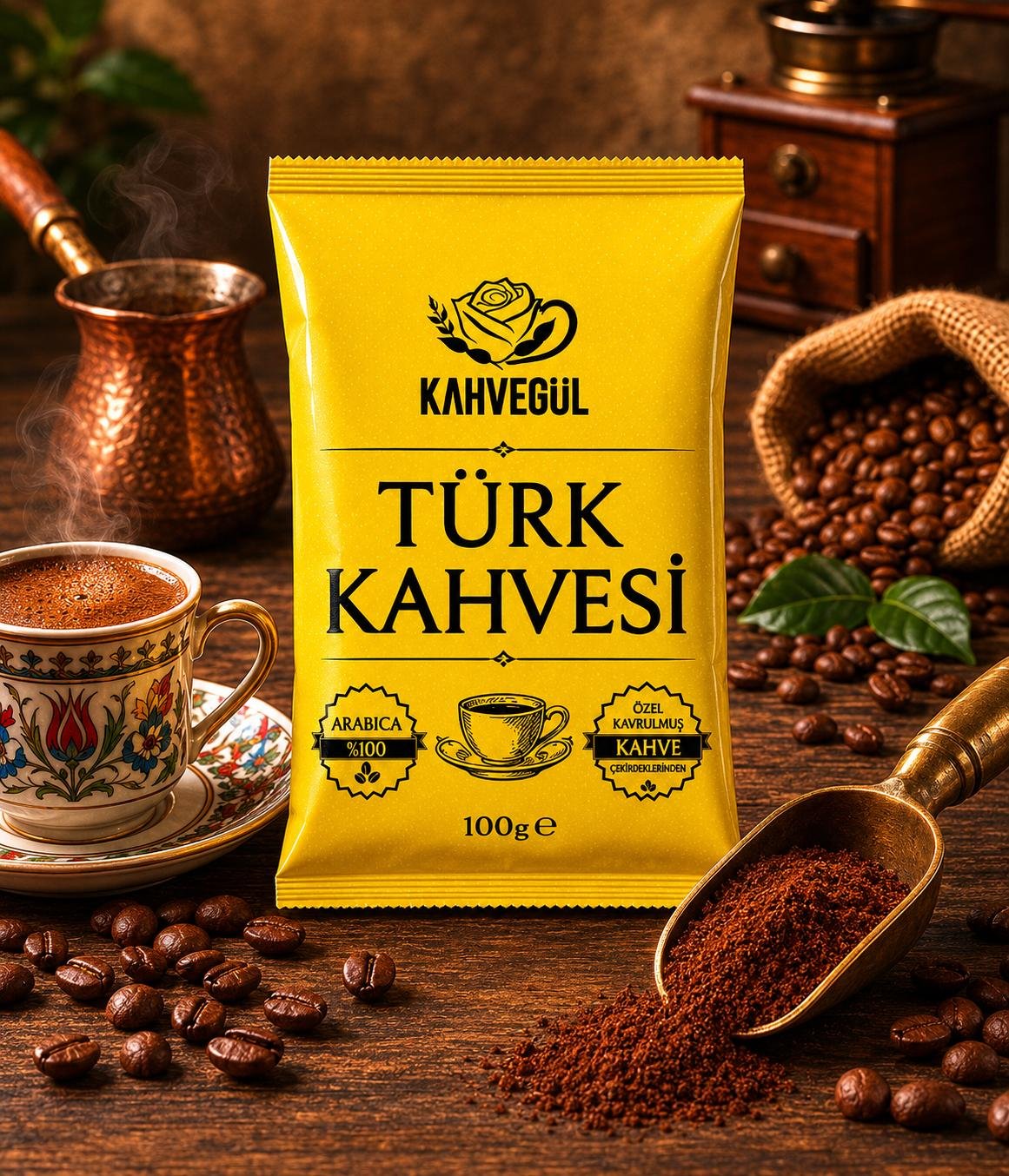 TÜRK KAHVESİ ( ORTA KAVRUM ) 100 GR