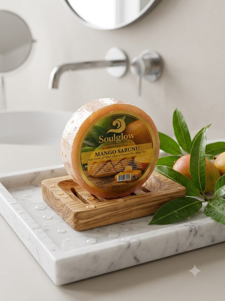 DOĞAL KABAK LİFLİ MANGO SABUNU 200 GR