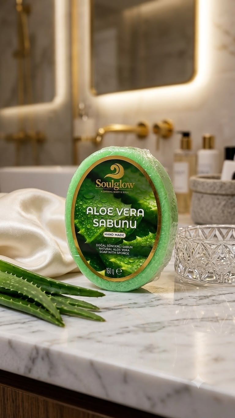 SÜNGERLİ ALOAVERA SABUNU 150 GR