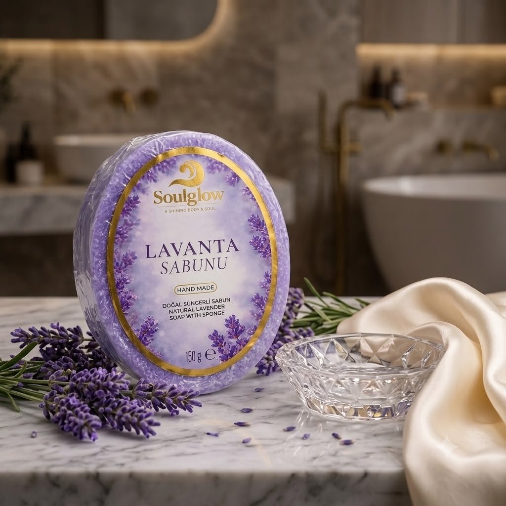 SÜNGERLİ LAVANTA  SABUNU 150 GR
