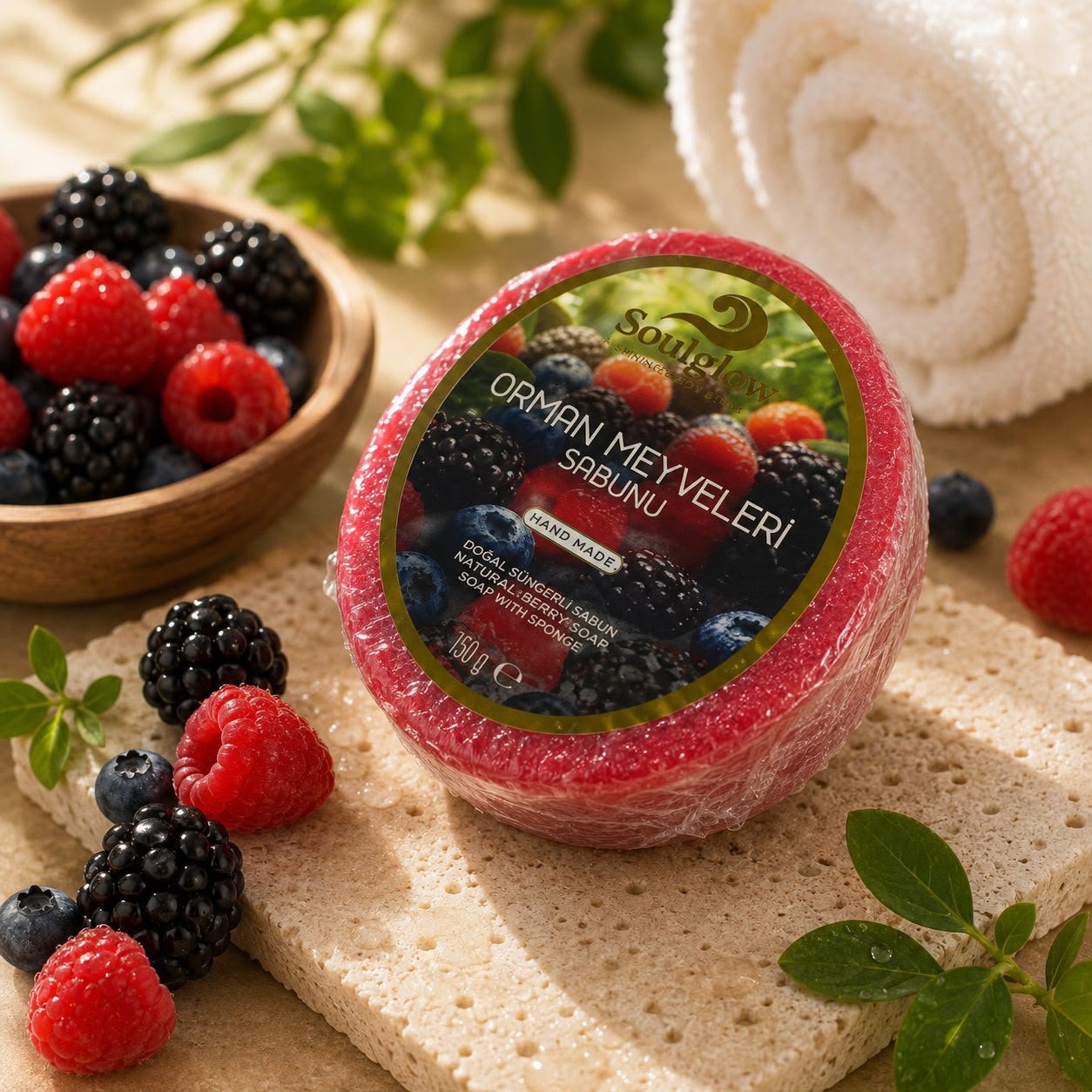 SÜNGERLİ ORMAN MEYVELİ SABUNU 150 GR