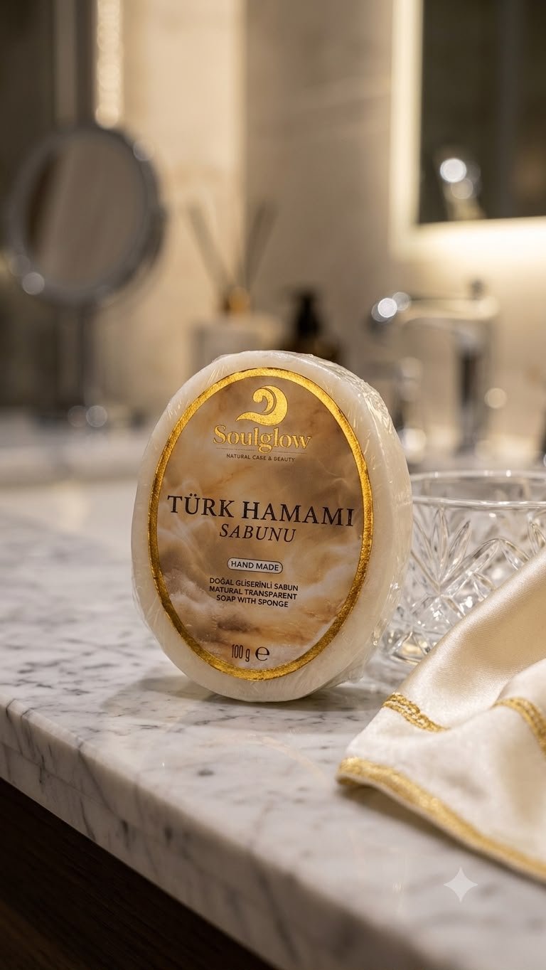 SÜNGERLİ TÜRK HAMAMI  SABUNU 150 GR